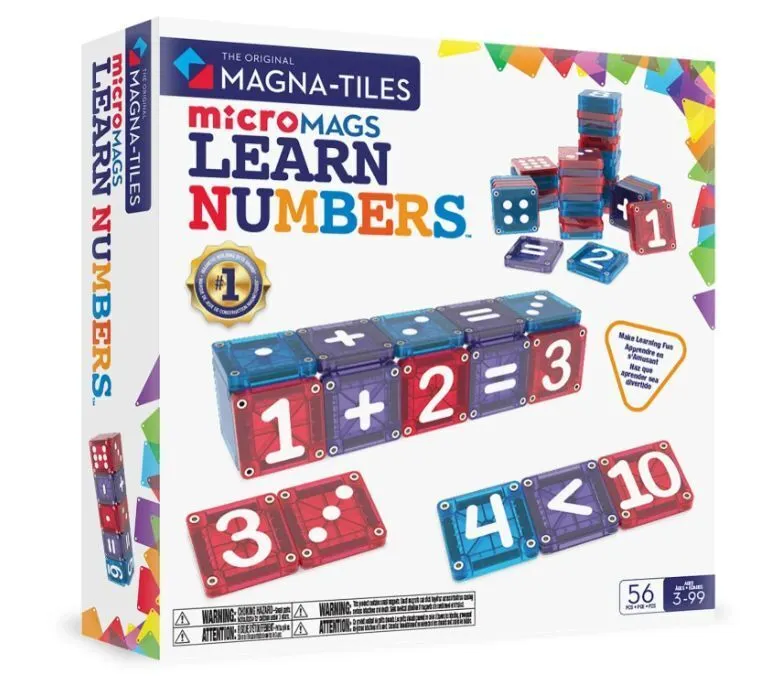 Klocki magnetyczne MAGNA-TILES - Learn Numbers 56 el  850025176620