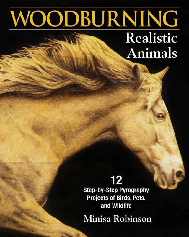 Woodburning Realistic Animals  9781565239852