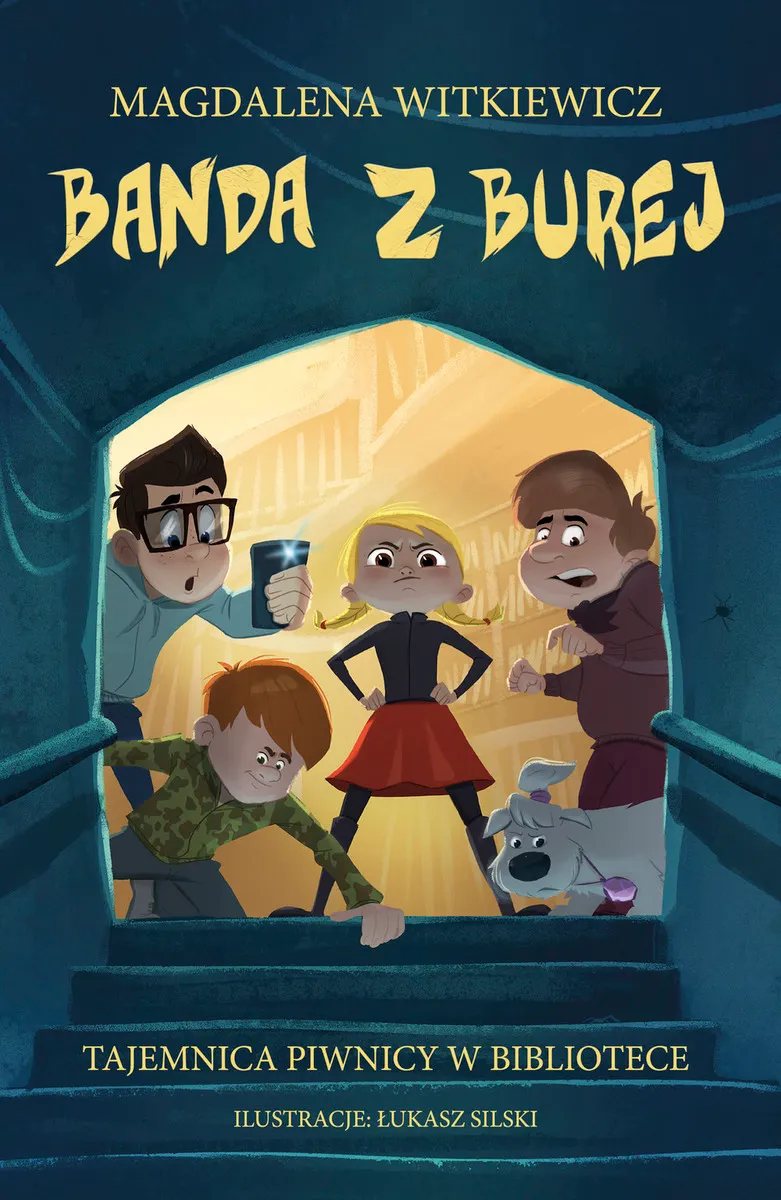 Banda z Burej. Tajemnica piwnicy w bibliotece 9788366195912