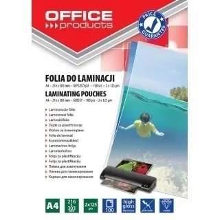 Folia do lam.office bł.2X125 mikr.A4 20325435-90  5901503679203