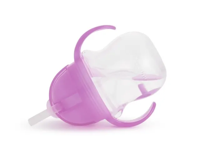Kubek Munchkin niekapek ze słomką 207ml fioletowy 5019090901437