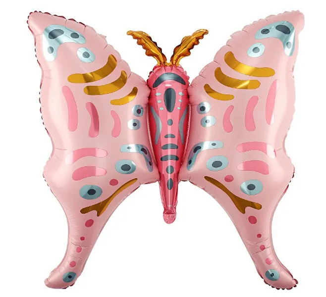 Balon foliowy Motyl różowo złoty  5906639428329
