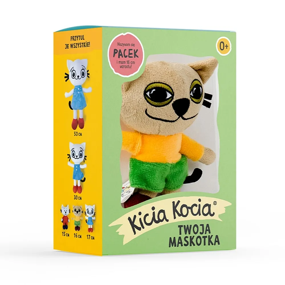 Maskotka do serii Kicia Kocia - Pacek 16 cm 5904225200144