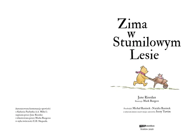 Zima w Stumilowym Lesie 9788383676593